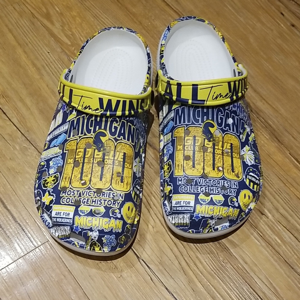 Unisex Michigan Themed Clogs Sz43